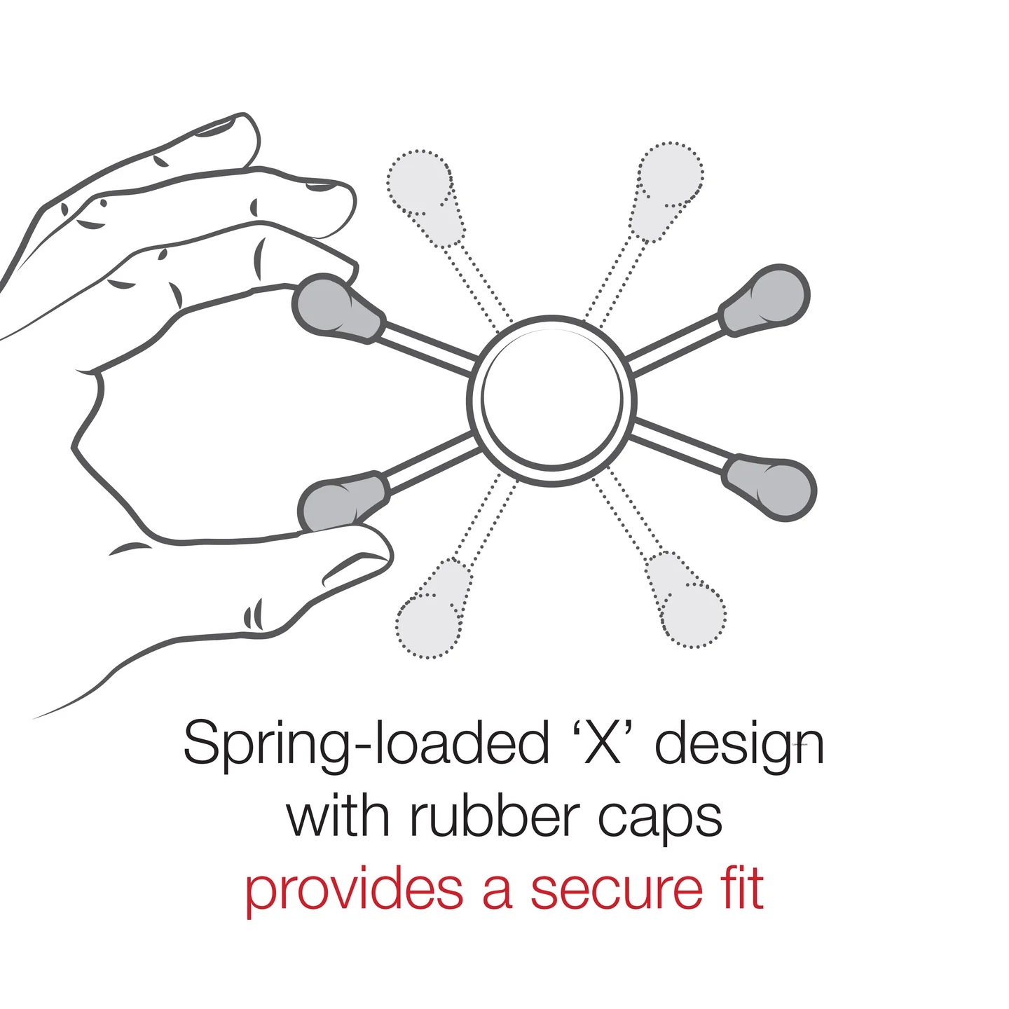 RAM-HOL-UN8BCU X-Grip Universalhalteklammer mit C-Kugel für 7-8 Zoll Tablets 6