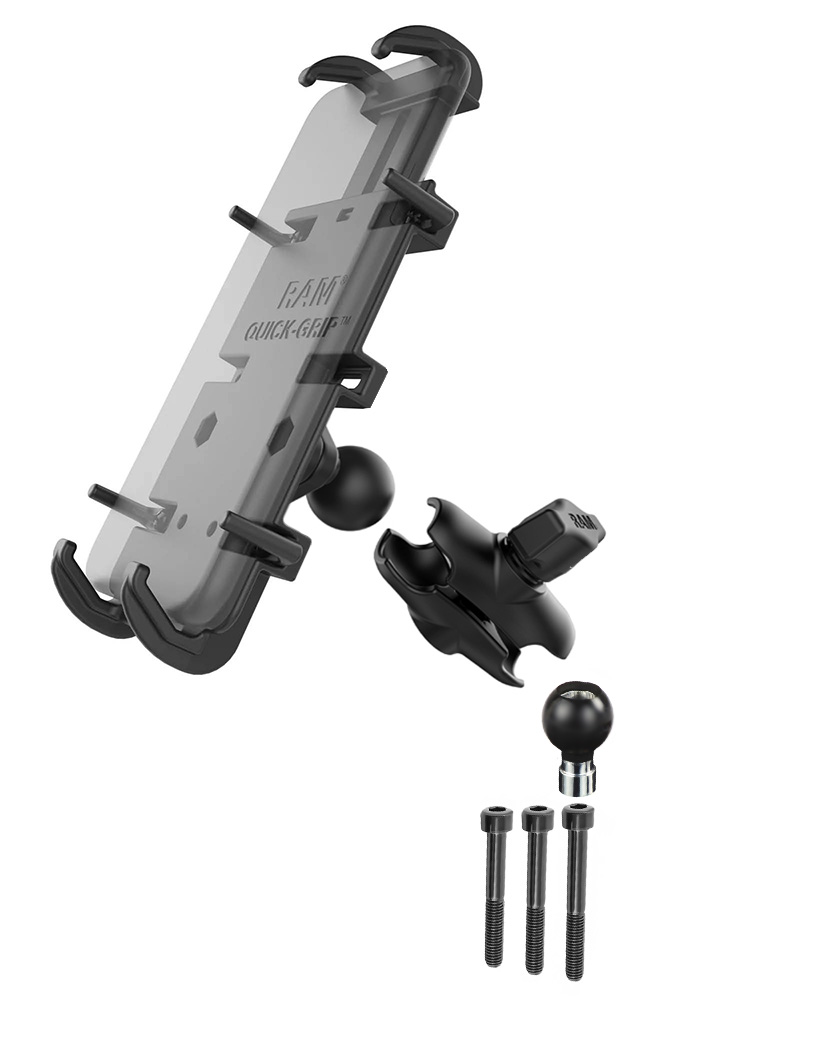 EC-B-367-PD4U Handyhalterung mit Schraubadapter und Quick-Grip Universalhalter 3