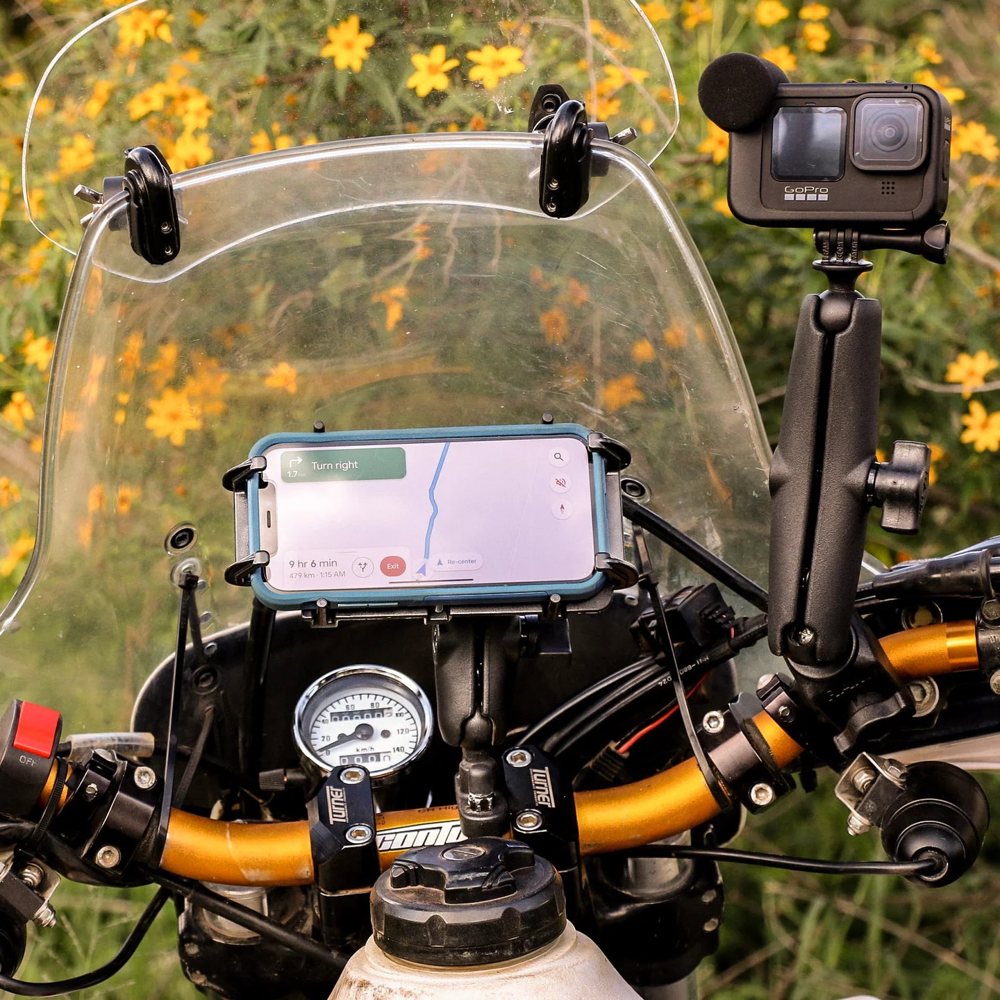 RAM-HOL-PD4-238AU Ram Mount Quick-Grip XL Halterung für große Smartphones mit Diamond Base/B-Kugel 16