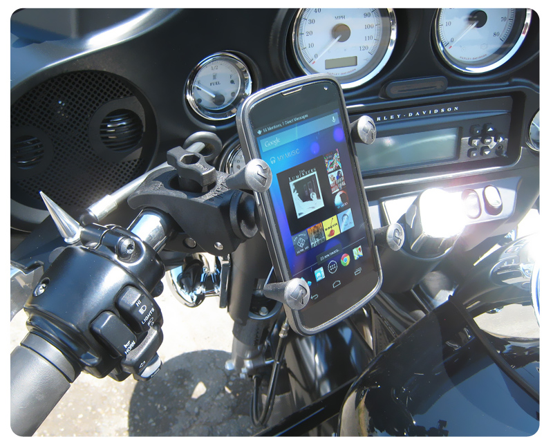 RAM-HOL-UN7-400U Ram Mount X-Grip Universalhalteklammer für Smartphones mit kleiner Tough-Claw 11