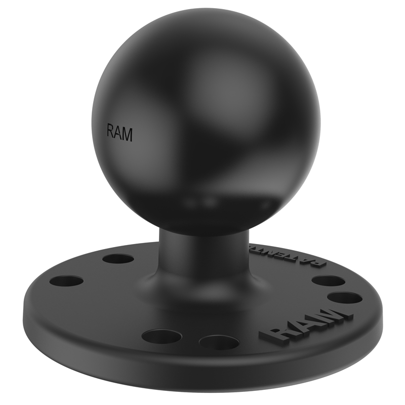 RAM-202U-IN1 Round Base mit Stahlschraube 3