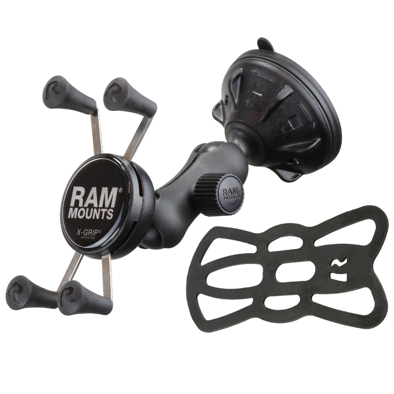 RAP-B-166-2-UN7U X-Grip Universalhalterung für Smartphones mit Twist-Lock Saugnapfbasis 3