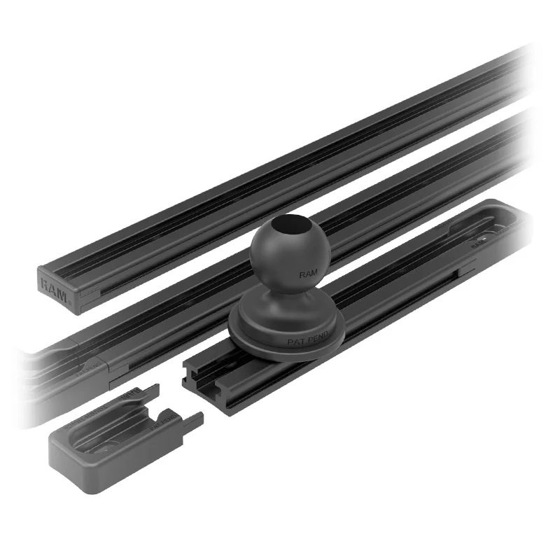 RAP-B-354U-TRA1 Ram Mount Track Ball B-Kugel Adapter mit T-Bolt-Befestigung für Schienensysteme 7