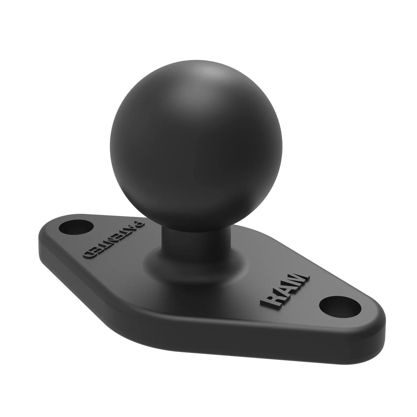 RAM-B-189B-PIV1U Twist-Lock Gelenk-Doppelsaugnapfbasis mit B-Kugel - für gebogene Flächen 9
