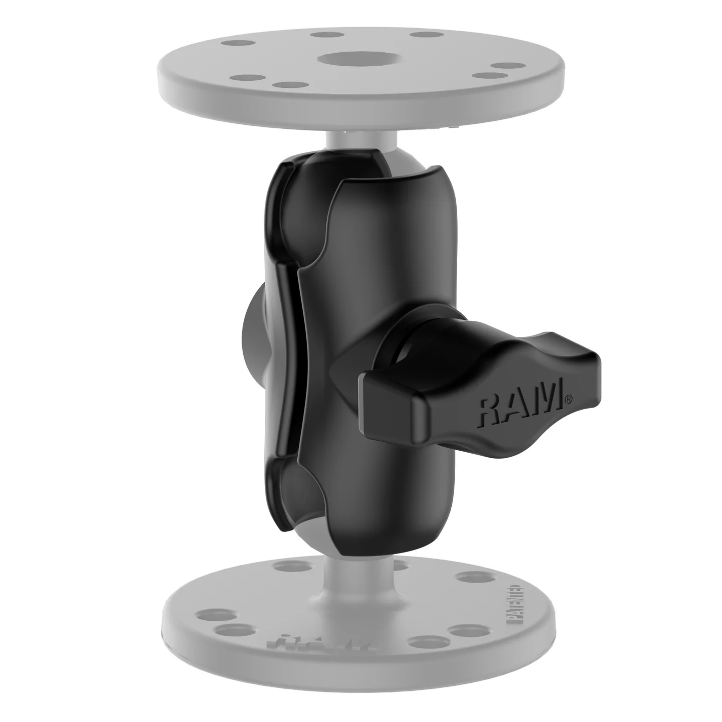 RAM-B-201U-A Socket Arm kurz, ohne Federspannung, B-System aus Aluminium 2