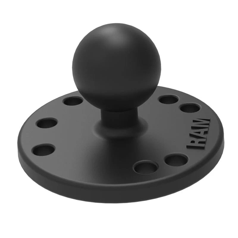 RAM-B-101U-C Doppel-Kugelhalterung lang mit 2 x Round Base aus Aluminium 5