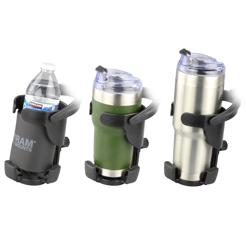 RAM-B-417B-C-354-TRA1U Level Cup XL Becherhalter mit Track-Ball Schienenbasis 3