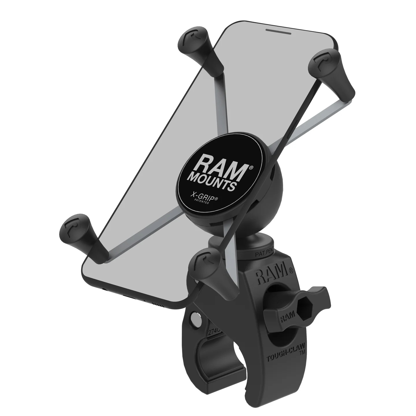 RAM-HOL-UN10-400U large X-Grip für große Smartphones - Small Claw, Snap-Link, niedriges Profil 0