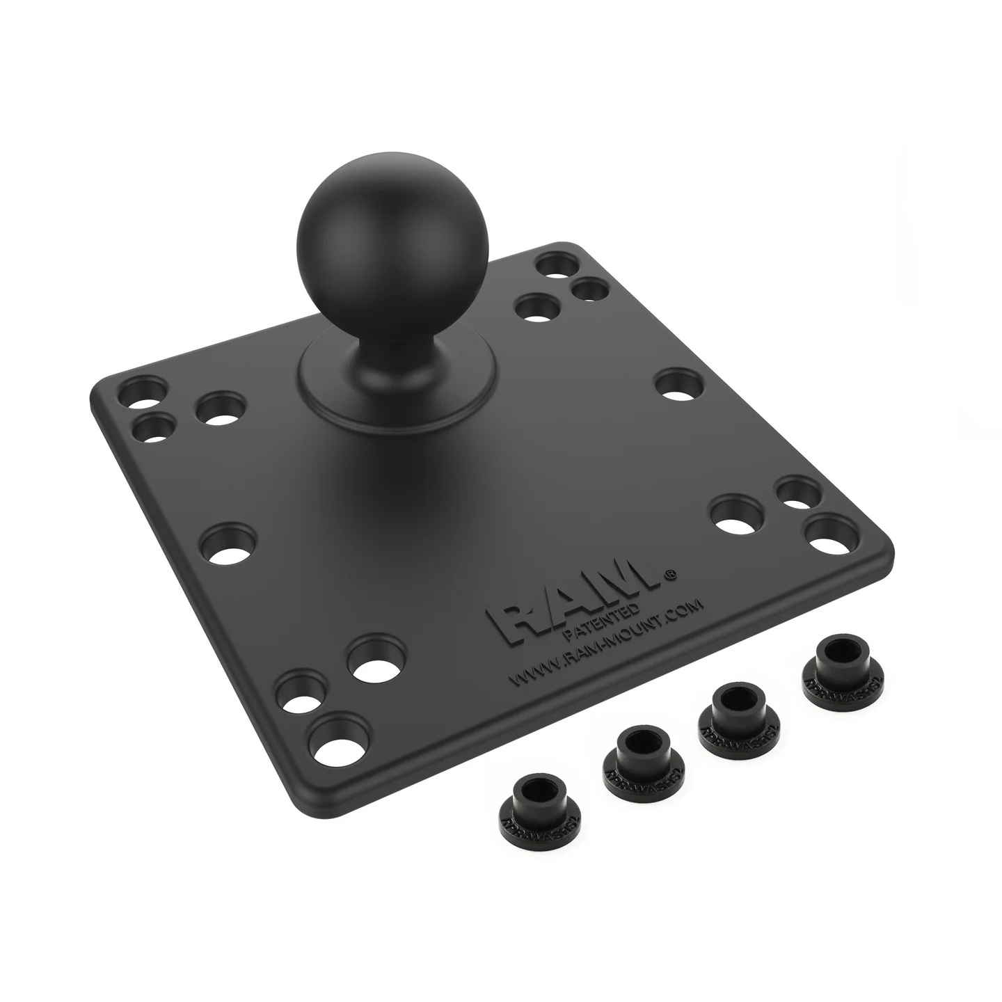 RAM-246-2461U Ram Mount C-Arm-Basisset mit zwei VESA-Platten 100x100 u. 75x75 aus Aluminium 3