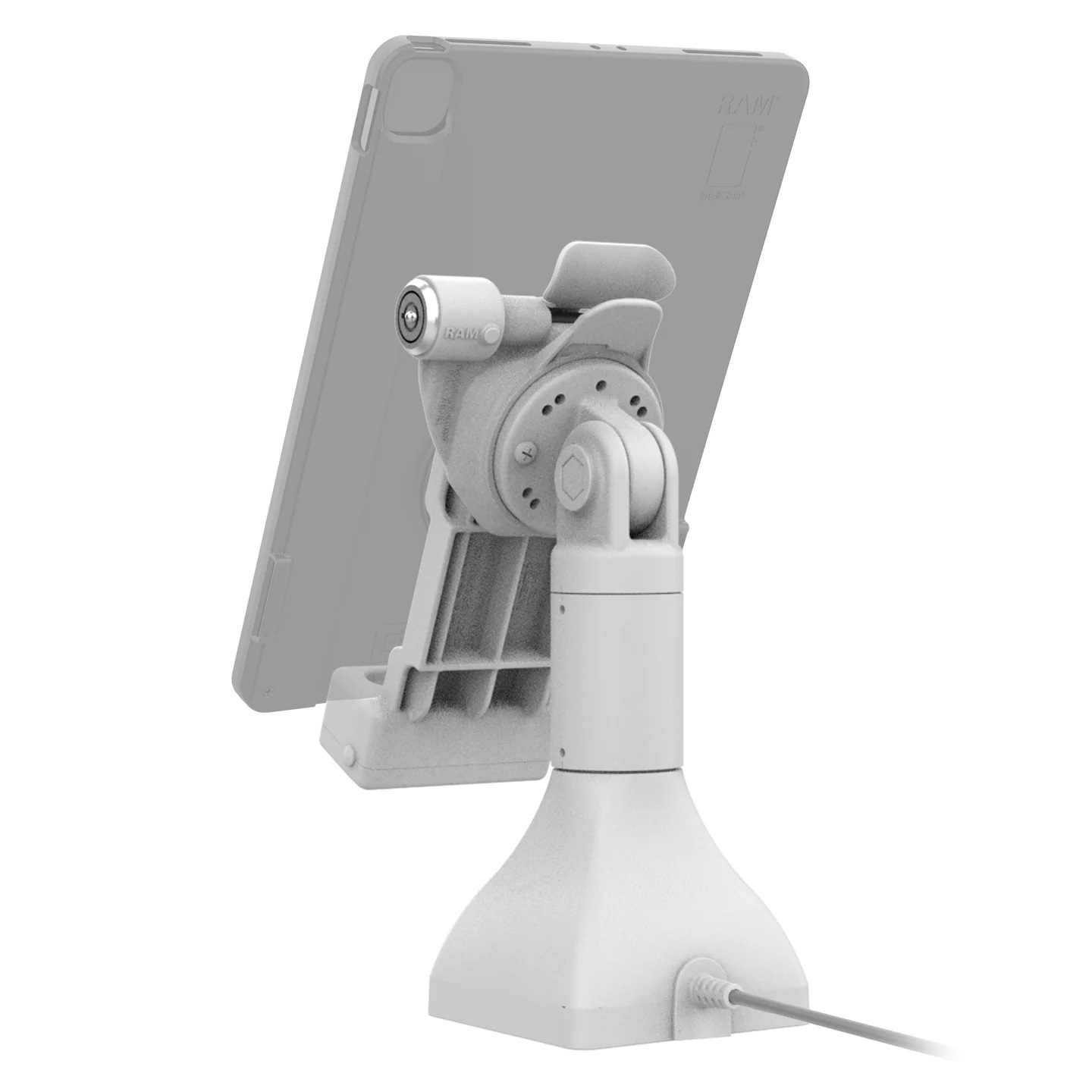RAM-GDS-DOCKLR-D11-7-U1C-GRY GDS® Uni-Conn™ Pedestaldock 7" mit USB-C, abschließbar, grau 3