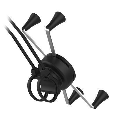 RAP-460Z-UN10U Low Profile X-Grip-Halter Large mit Kabelbinderbefestigung 3