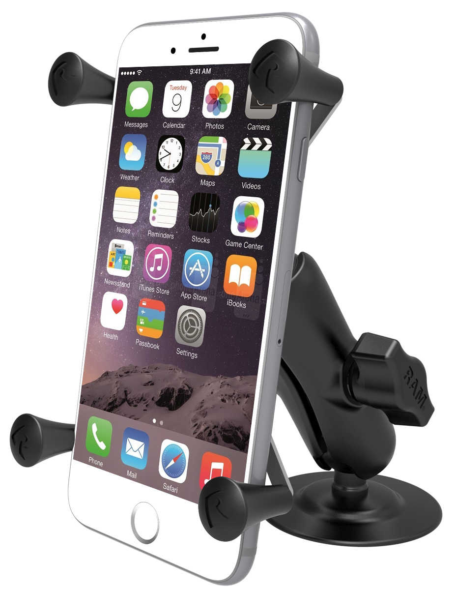 RAP-B-378-UN10U X-Grip Universalhalterung für große Smartphones mit Klebesockel 4